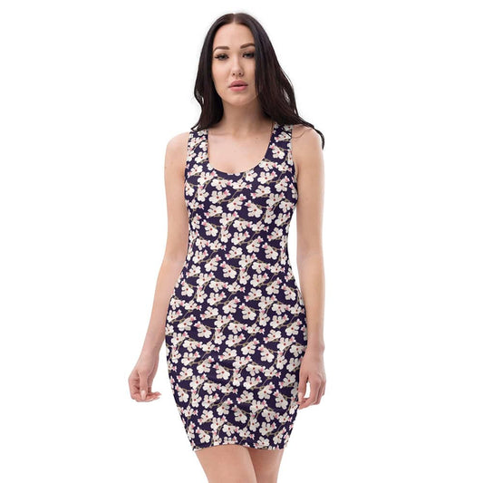 Image of woman wearing Tolopea Floral Casual Fitted Dress from Parnova Store